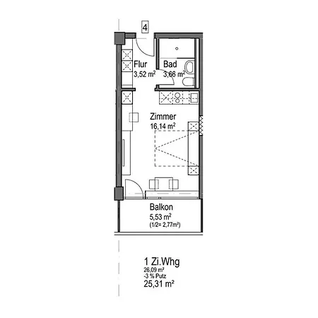 Huber Living Basic 106 Apartmán Germering